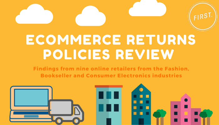 Ecommerce returns policies infographic blog title