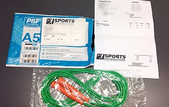 Sports Distributors package contents