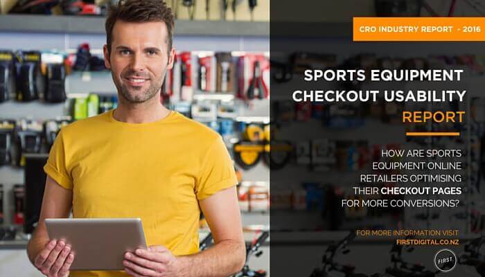 Sports equipment checkout usability report blog title