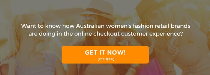 Womens fashion checkout usability blog CTA